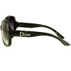 Christian Dior сонцезахисні окуляри 8773 чорні з сірою лінзою 