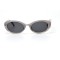 Женские сонцезащитные очки 10748 чёрные с серой линзой . Photo 2