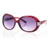 Жіночі сонцезахисні окуляри Класика 4412 червоні з фіолетовою лінзою 