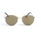 Жіночі сонцезахисні окуляри Краплі 12854 золоті з коричневою лінзою . Photo 2