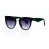 Жіночі сонцезахисні окуляри 10749 чорні з фіолетовою лінзою 