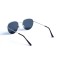 Жіночі сонцезахисні окуляри Краплі 13064 срібні з чорною лінзою . Photo 3