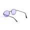 Женские сонцезащитные очки Капли 13175 чёрные с фиолетовой линзой . Photo 3