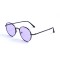 Женские сонцезащитные очки Капли 13175 чёрные с фиолетовой линзой . Photo 1
