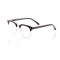 Іміджеві сонцезахисні окуляри 10381 коричневі з прозорою лінзою . Photo 1