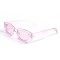 Имиджевые сонцезащитные очки 12789 розовые с розовой линзой . Photo 1