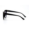 Женские сонцезащитные очки 10751 чёрные с фиолетовой линзой 