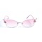 Іміджеві сонцезахисні окуляри 12894 рожеві з рожевою лінзою . Photo 2