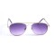Іміджеві сонцезахисні окуляри 13027 золоті з рожевою лінзою . Photo 2