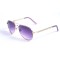 Іміджеві сонцезахисні окуляри 13027 золоті з рожевою лінзою . Photo 1