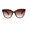 Жіночі сонцезахисні окуляри 10752 коричневі з коричневою лінзою . Photo 2