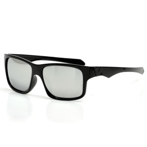Чоловічі сонцезахисні окуляри Спорт 9267 чорні з сірою лінзою 