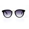 Женские сонцезащитные очки 10753 чёрные с фиолетовой линзой . Photo 2