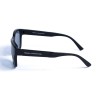 Мужские сонцезащитные очки 12757 чёрные с чёрной линзой 