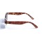 Женские сонцезащитные очки 12714 леопардовые/белые с коричневой линзой . Photo 3
