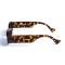 Женские сонцезащитные очки 12716 леопардовые с чёрной линзой . Photo 3