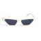 Женские сонцезащитные очки 12721 бежевые с чёрной линзой . Photo 2