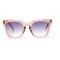 Женские сонцезащитные очки 10763 розовые с фиолетовой линзой . Photo 2
