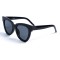 Женские сонцезащитные очки 12730 чёрные с чёрной линзой . Photo 1