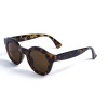 Жіночі сонцезахисні окуляри 12731 леопардові з коричневою лінзою 