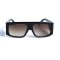 Женские сонцезащитные очки 12732 чёрные с коричневой линзой . Photo 2