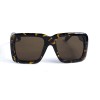 Жіночі сонцезахисні окуляри 12738 леопардові з коричневою лінзою 