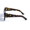 Женские сонцезащитные очки 12739 леопардовые с жёлтой линзой 