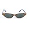 Женские сонцезащитные очки 12740 леопардовые с зелёной линзой . Photo 2