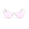 Женские сонцезащитные очки 12741 золотые с розовой линзой . Photo 2