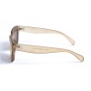 Жіночі сонцезахисні окуляри 12746 коричневі з коричневою лінзою 