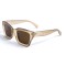Женские сонцезащитные очки 12746 коричневые с коричневой линзой . Photo 1