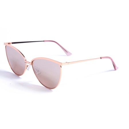 Жіночі сонцезахисні окуляри 12749 рожеві з рожевою лінзою 