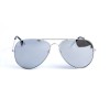 Жіночі сонцезахисні окуляри 12758 срібні з ртутною лінзою 
