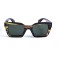 Женские сонцезащитные очки 12759 леопардовые с зелёной линзой . Photo 2