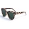 Жіночі сонцезахисні окуляри 12772 леопардові з зеленою лінзою . Photo 1