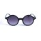 Женские сонцезащитные очки 12774 чёрные с темно-синий линзой . Photo 2
