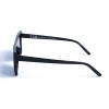 Жіночі сонцезахисні окуляри 12775 чорні з чорною лінзою 