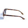 Женские сонцезащитные очки 12778 леопардовые с чёрной линзой 