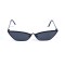 Женские сонцезащитные очки 12780 чёрные с чёрной линзой . Photo 2