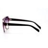 Женские сонцезащитные очки 10768 фиолетовые с фиолетовой линзой 