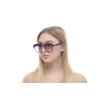Женские сонцезащитные очки 10768 фиолетовые с фиолетовой линзой 