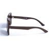 Жіночі сонцезахисні окуляри 12785 коричневі з коричневою лінзою 