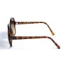Жіночі сонцезахисні окуляри 12787 леопардові з коричневою лінзою 