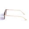 Женские сонцезащитные очки 12796 бронзовые с коричневой линзой 