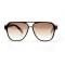 Женские сонцезащитные очки 10769 чёрные с коричневой линзой . Photo 2