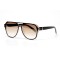 Женские сонцезащитные очки 10769 чёрные с коричневой линзой . Photo 1