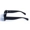 Женские сонцезащитные очки 12798 чёрные с чёрной линзой . Photo 3