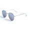 Женские сонцезащитные очки 12808 серебряные с ртутной линзой . Photo 1