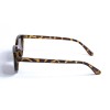 Женские сонцезащитные очки 12810 леопардовые с коричневой линзой 