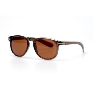 Жіночі сонцезахисні окуляри 10770 коричневі з коричневою лінзою 